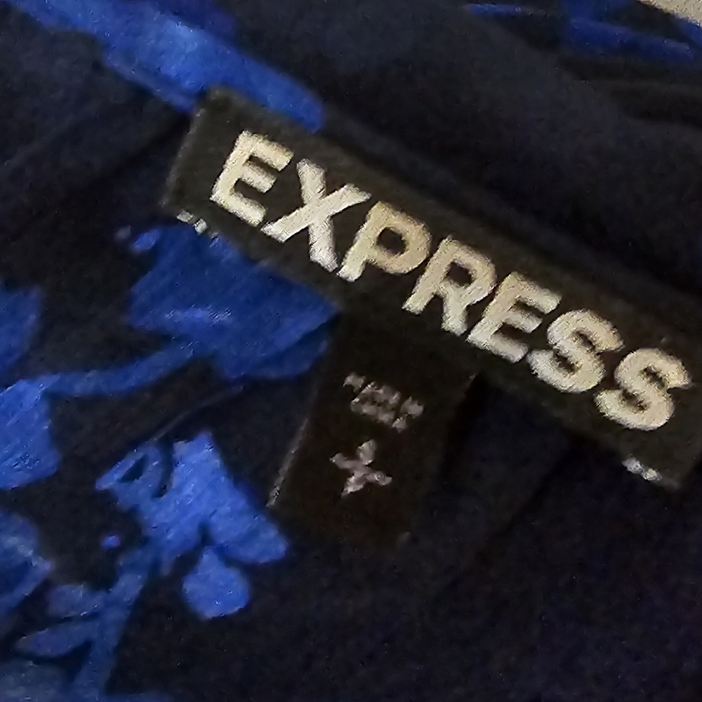 Express Dress Blue - Picture 4 of 12